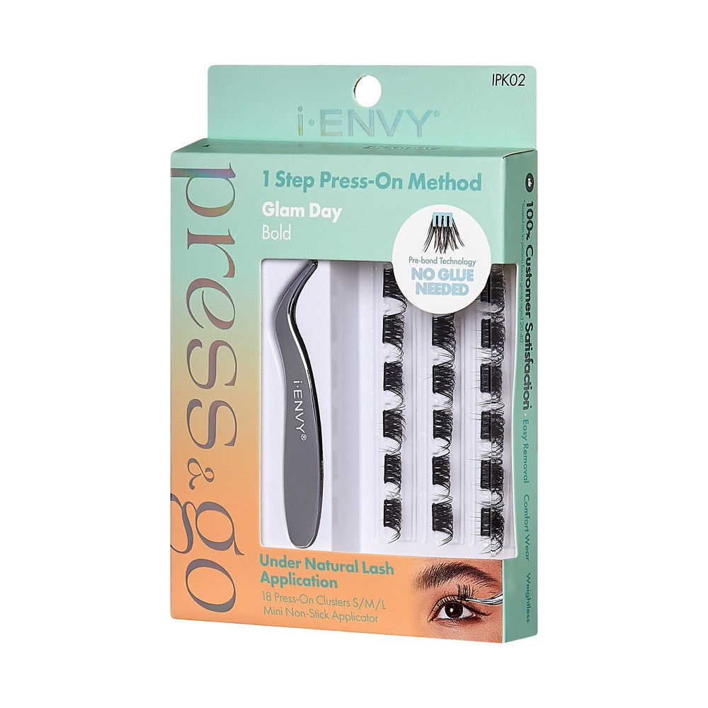 I Envy Press & Go Lash Clusters Kit - 02 Glam Day Bold