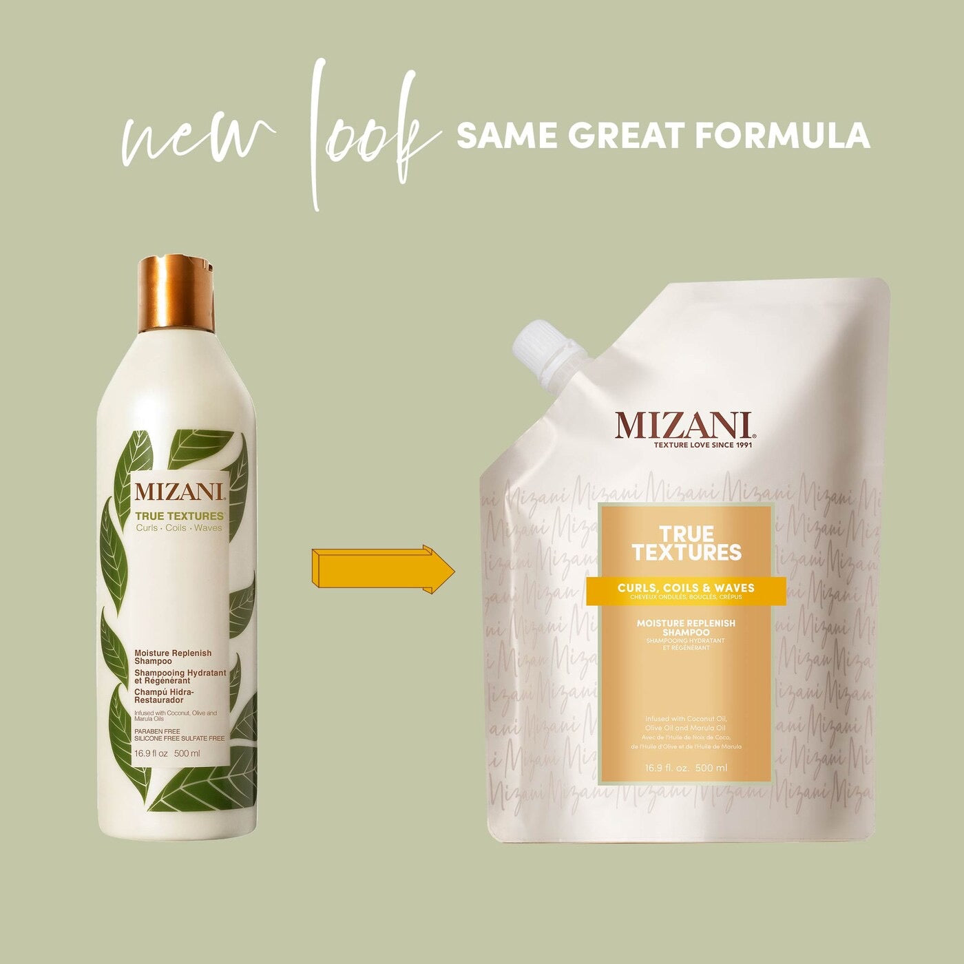 Mizani True Textures Moisture Replenish Shampoo 16.9oz