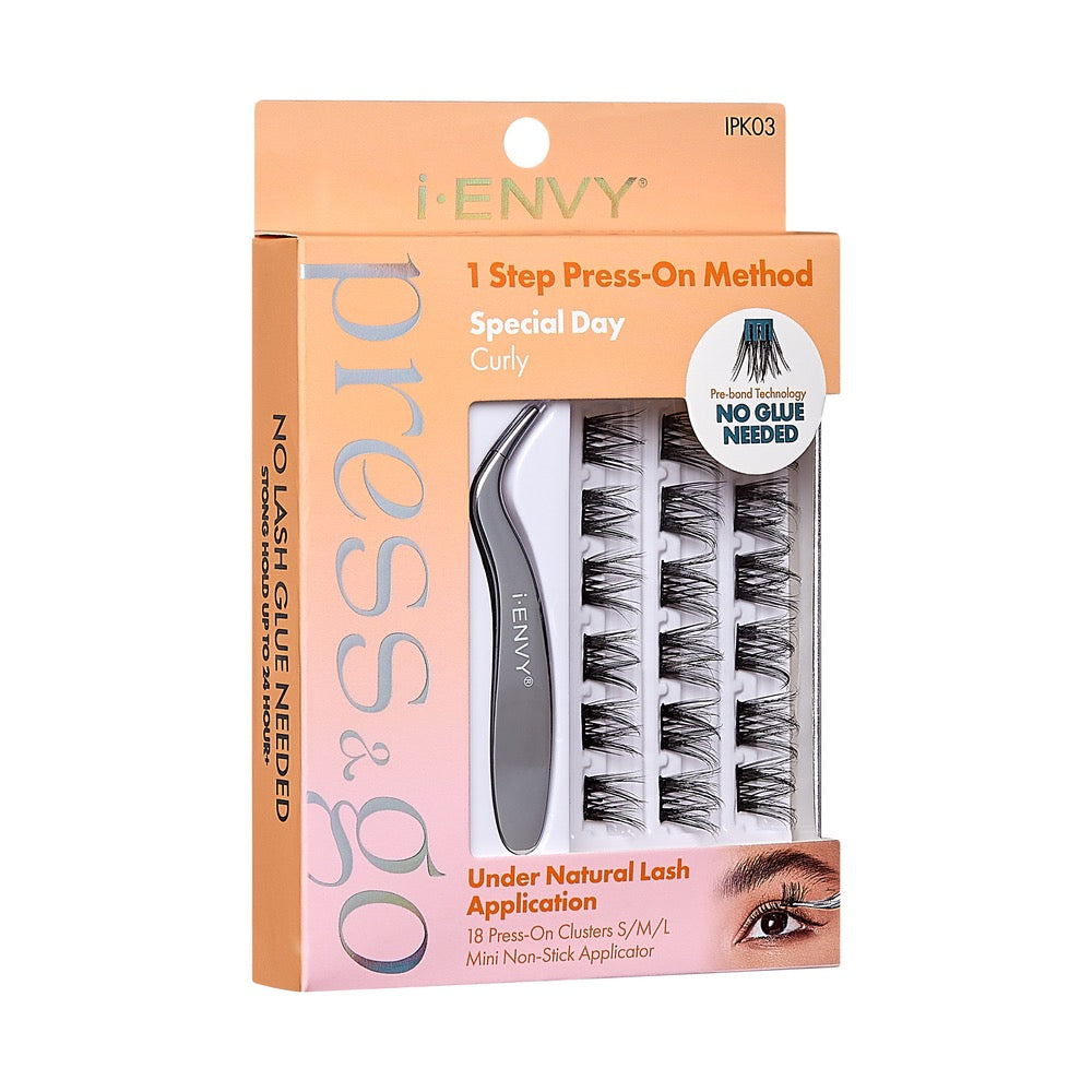 I Envy Press & Go Lash Clusters Kit - 03 Special Day Curly