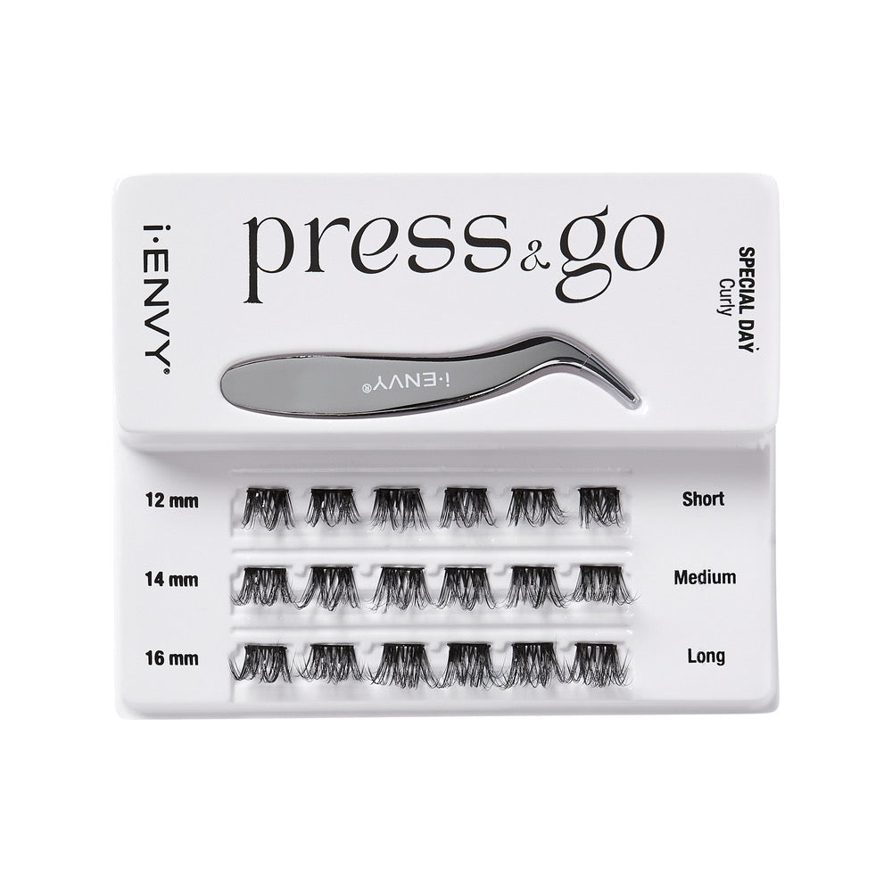 I Envy Press & Go Lash Clusters Kit - 03 Special Day Curly