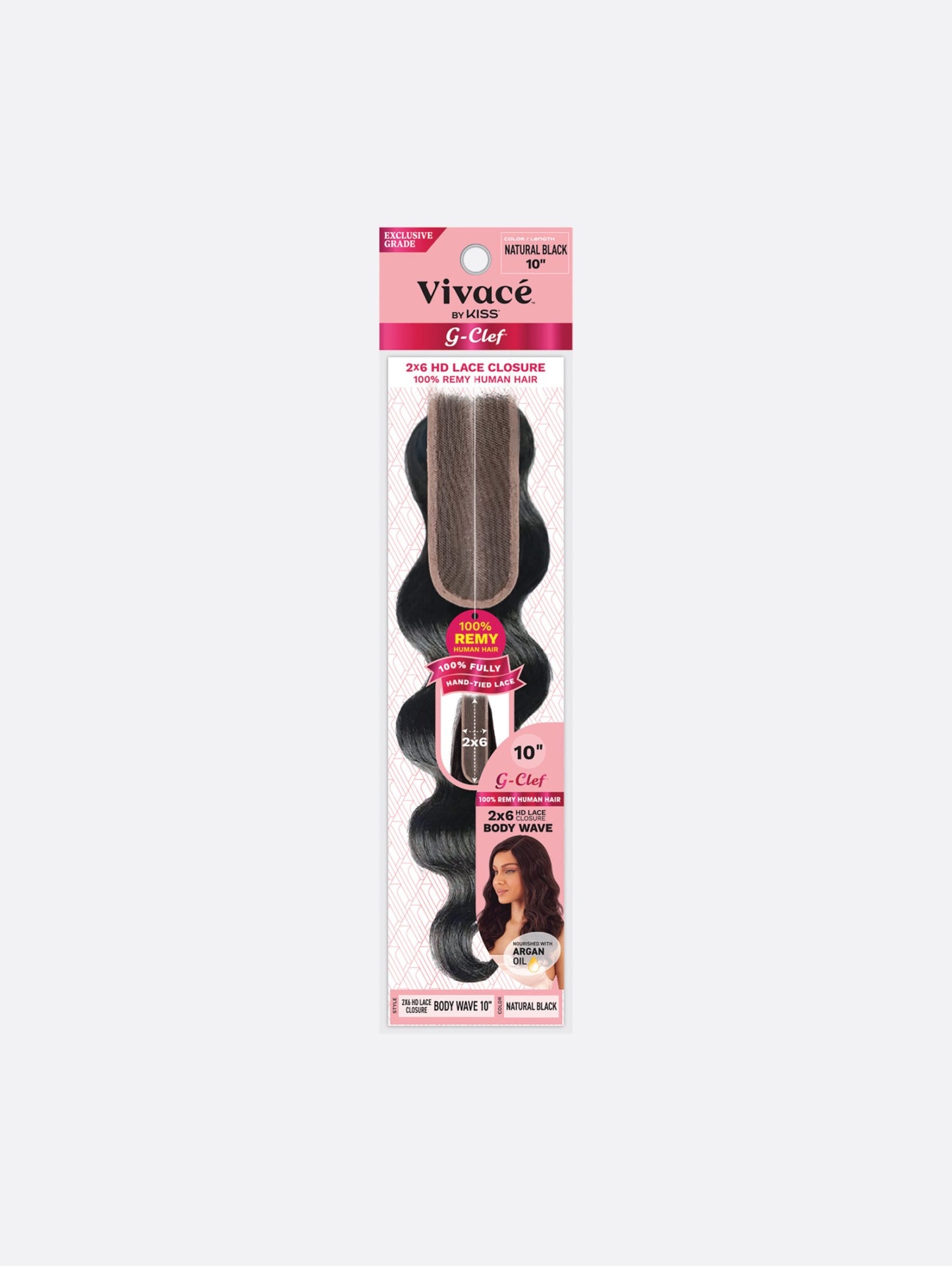 Vivace G Clef 2×6 Lace Closure Body Wave