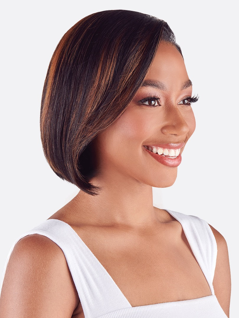 Maestro Wide Lace Part Straight Bob 10″ Human Hair Wig