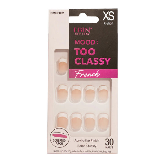 EBIN Too Classy Nails - French 02 (X-Short)