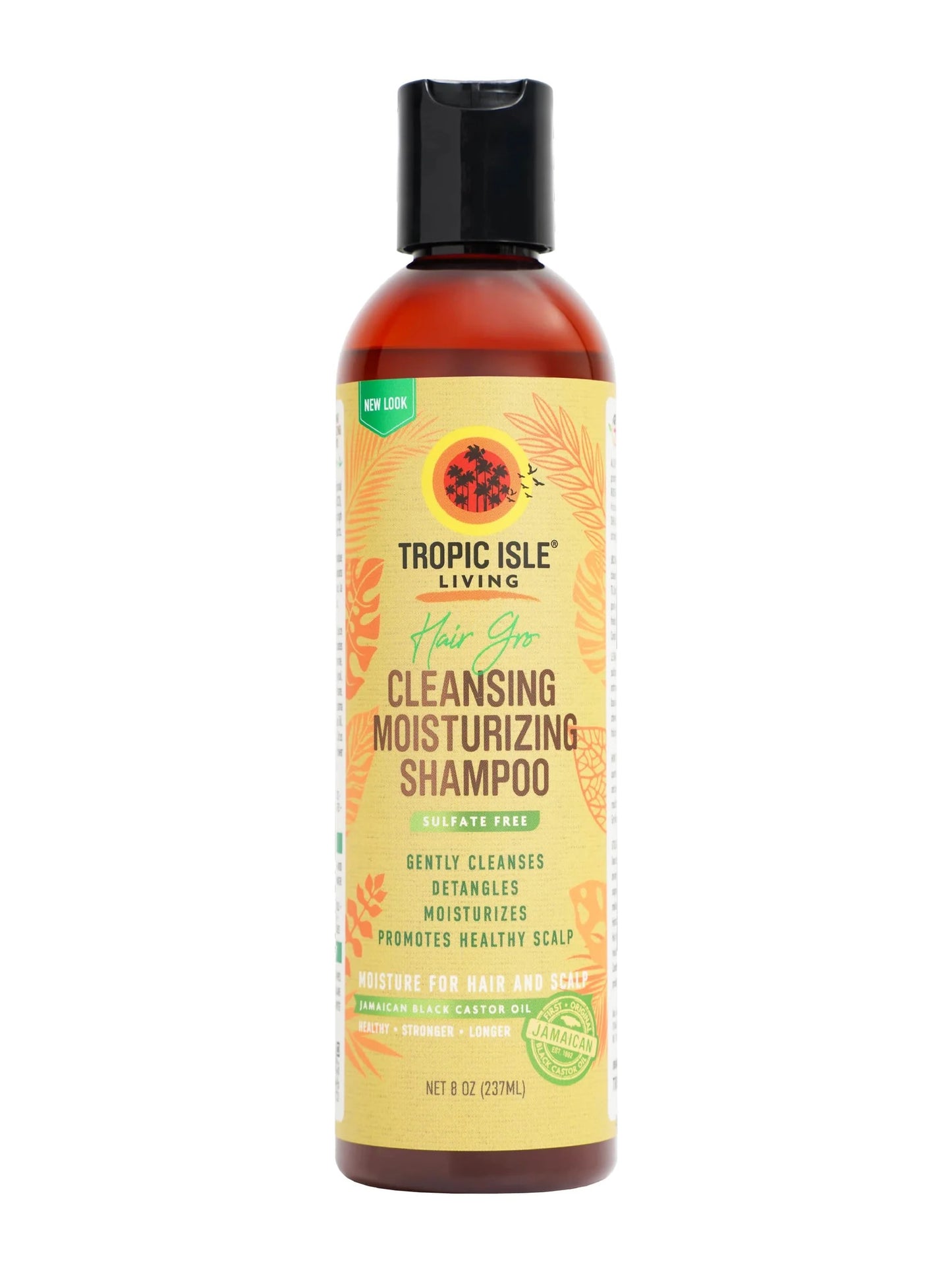 Tropic Isle Hair Gro Cleansing Moisturizing Shampoo 8oz