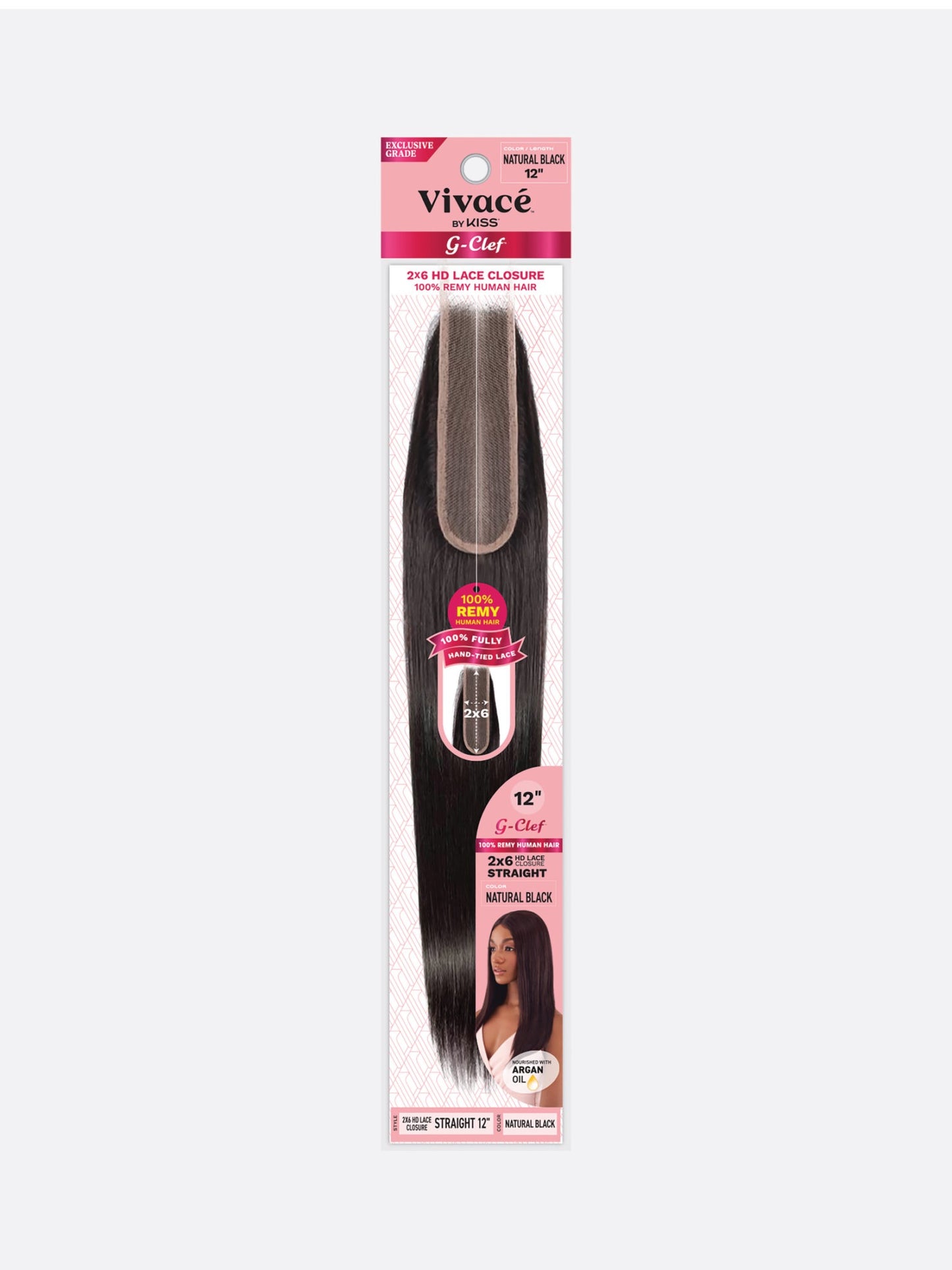 Vivace G Clef 2×6 Lace Closure Straight