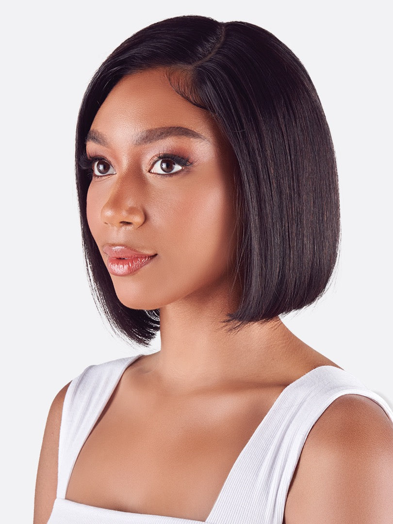 Maestro Wide Lace Part Straight Bob 10″ Human Hair Wig