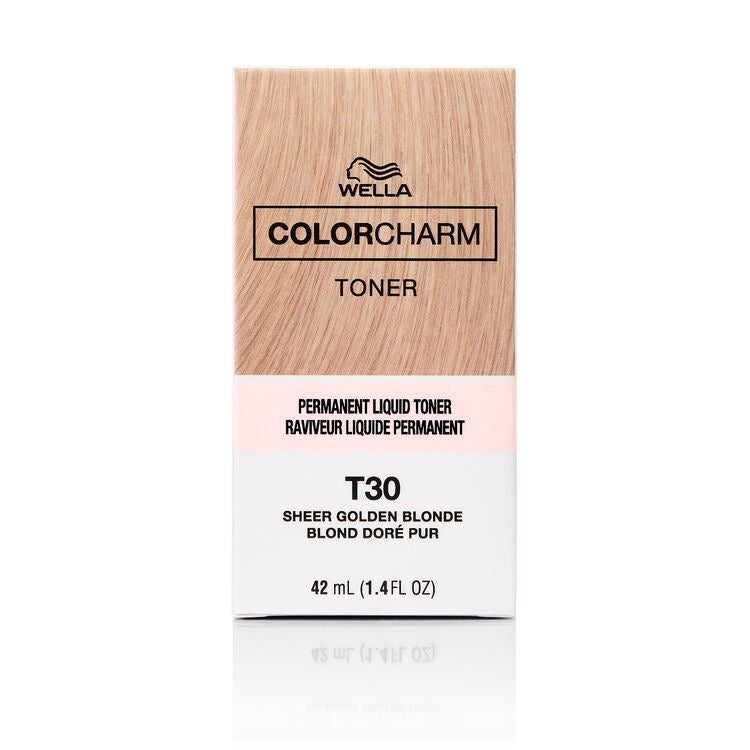 Wella Color Charm Liquid Toner T30 Sheer Golden Blonde