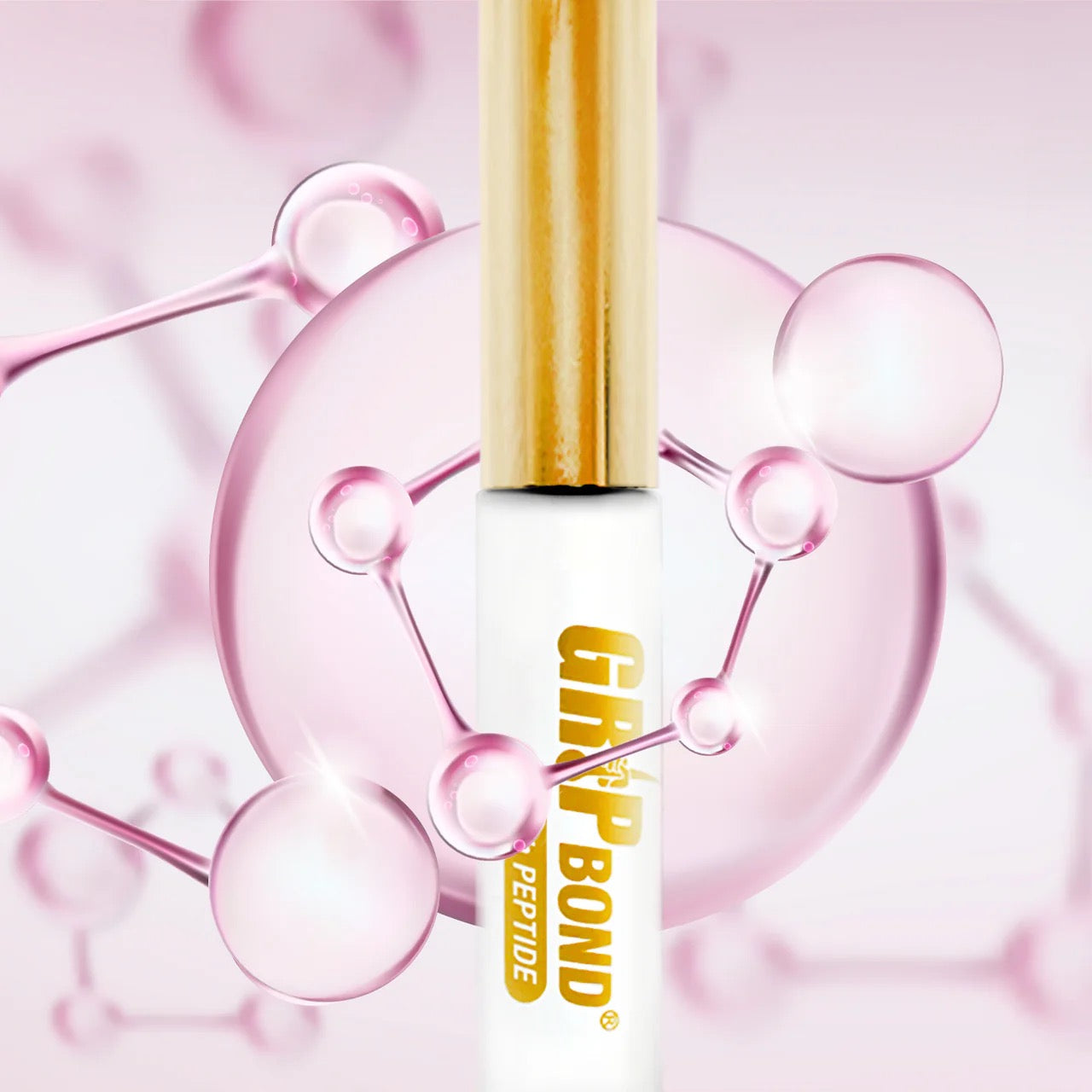 EBIN Grip Bond Eyelash Adhesive Peptide Brush White