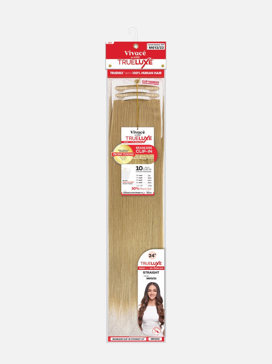 TRUELUXE Seamless Clip In Straight 24"