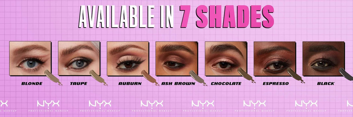 NYX Zero To Brow Long Wear Brow Gel