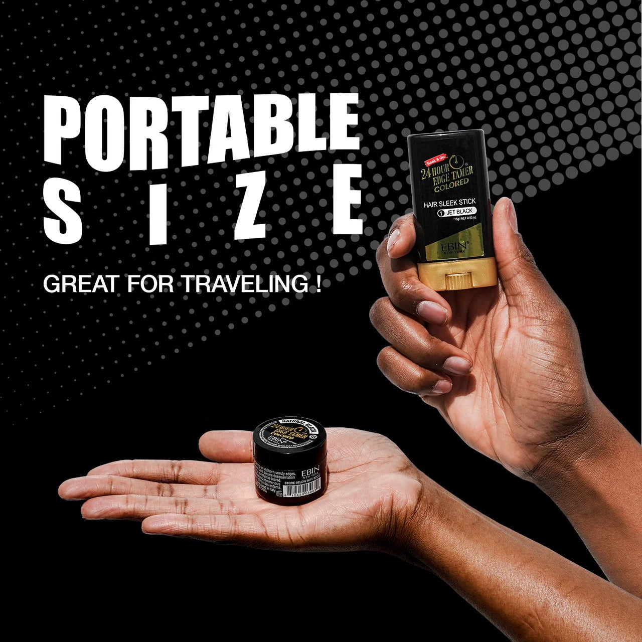 EBIN 24 Hour Colored Sleek Stick Natural Black 0.5 oz