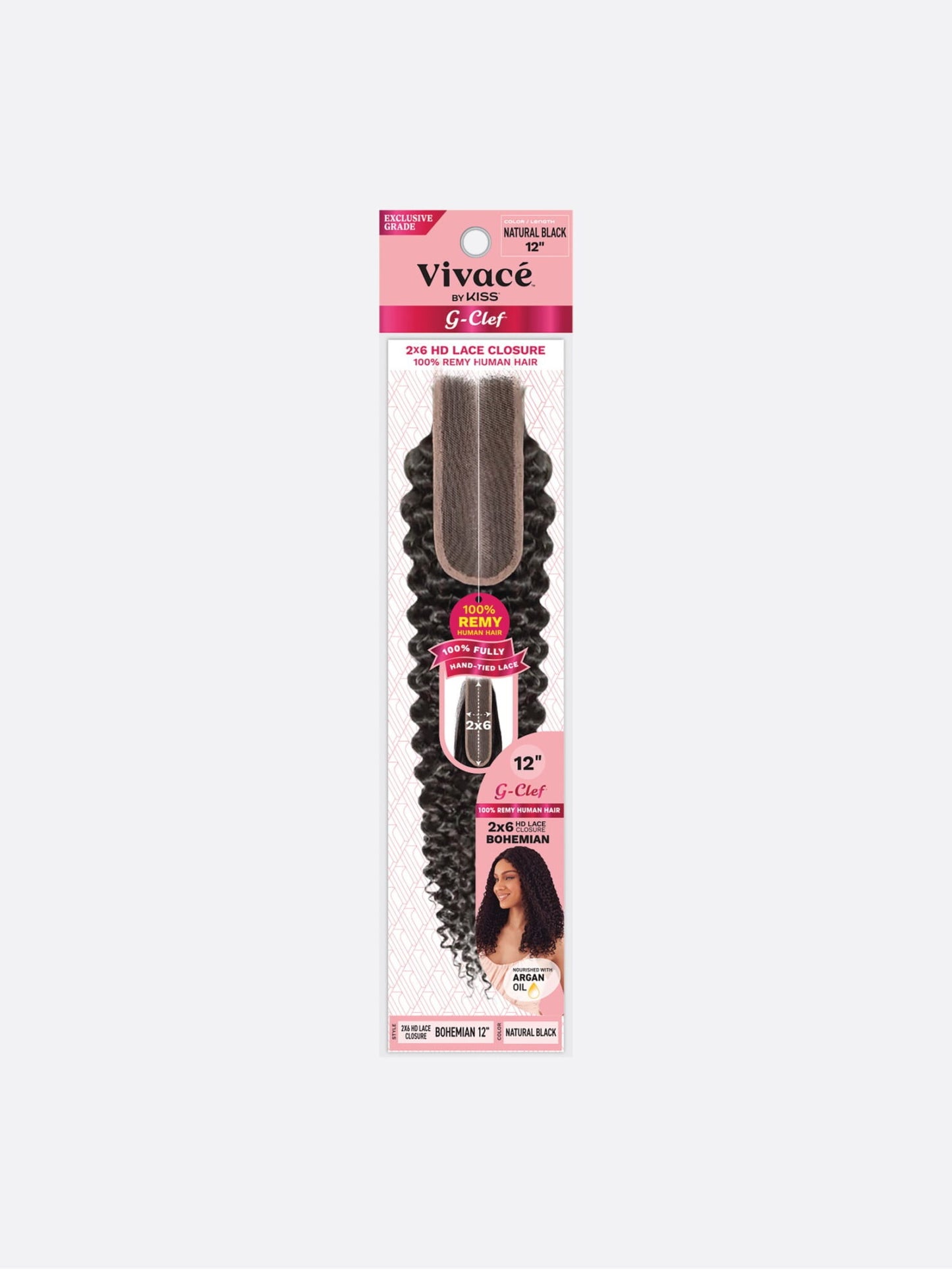 Vivace G Clef 2×6 Lace Closure Bohemian Curl