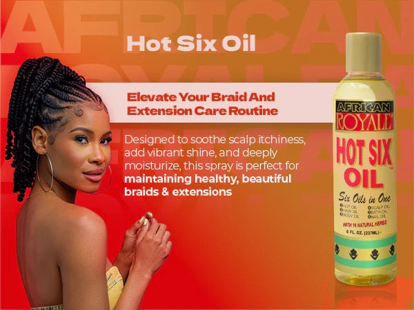 African Royale Hot Six Oil 8oz