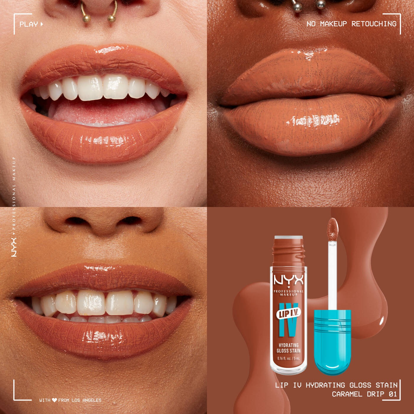 NYX Lip I.V. Hydrating Lip Gloss Stain