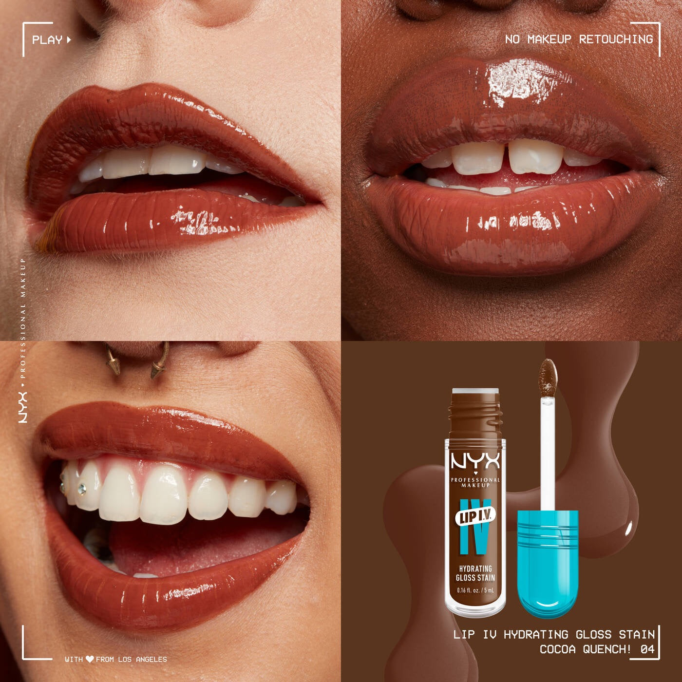 NYX Lip I.V. Hydrating Lip Gloss Stain