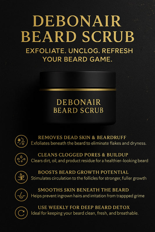 Debonair Beard Scrub - Mister Debonair Fragrance 4 oz
