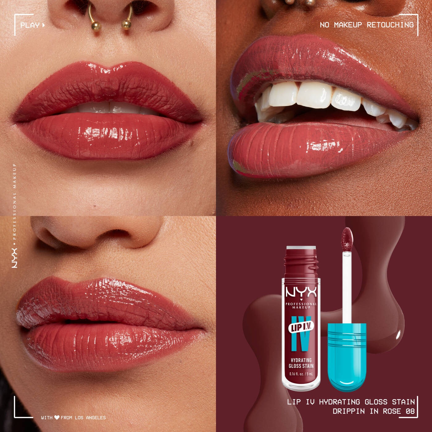 NYX Lip I.V. Hydrating Lip Gloss Stain