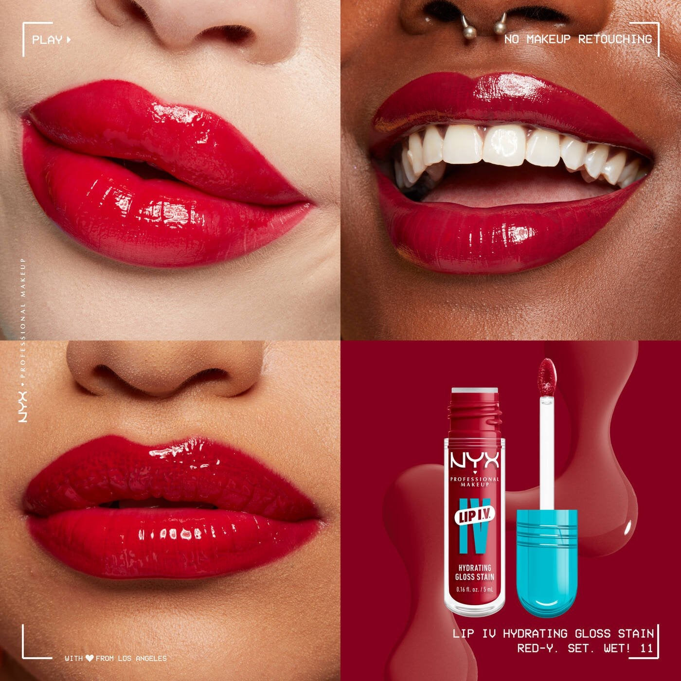 NYX Lip I.V. Hydrating Lip Gloss Stain