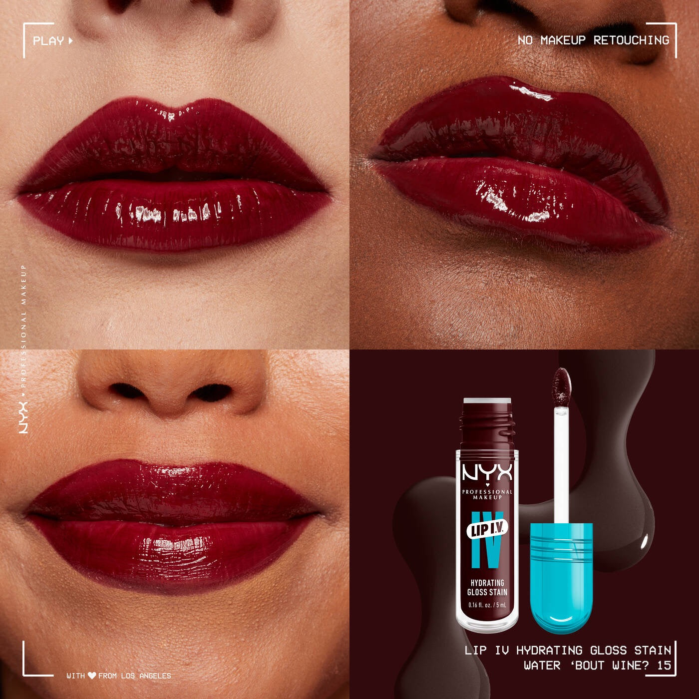 NYX Lip I.V. Hydrating Lip Gloss Stain