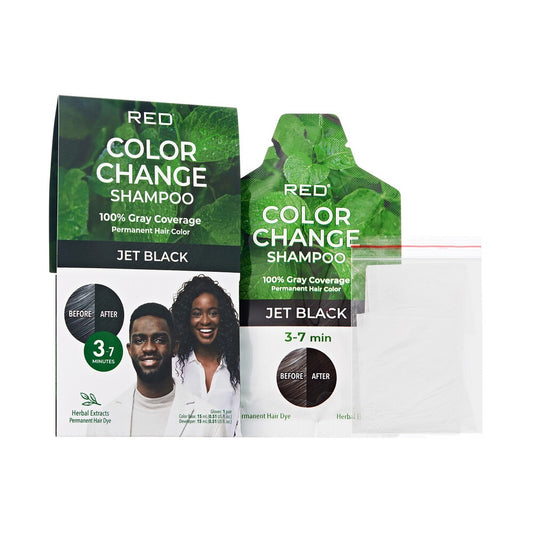 KISS Color Change Shampoo 1 Pack Jet Black