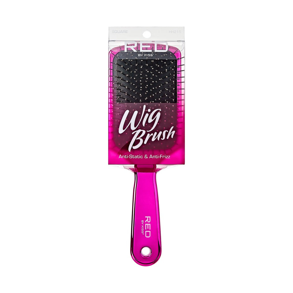 RED Wig Brush Square