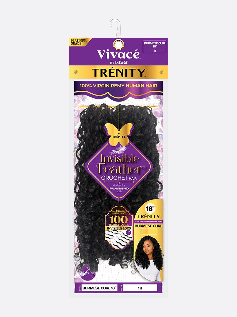 Vivace Trenity Invisible Feather Crochet Burmese 18"