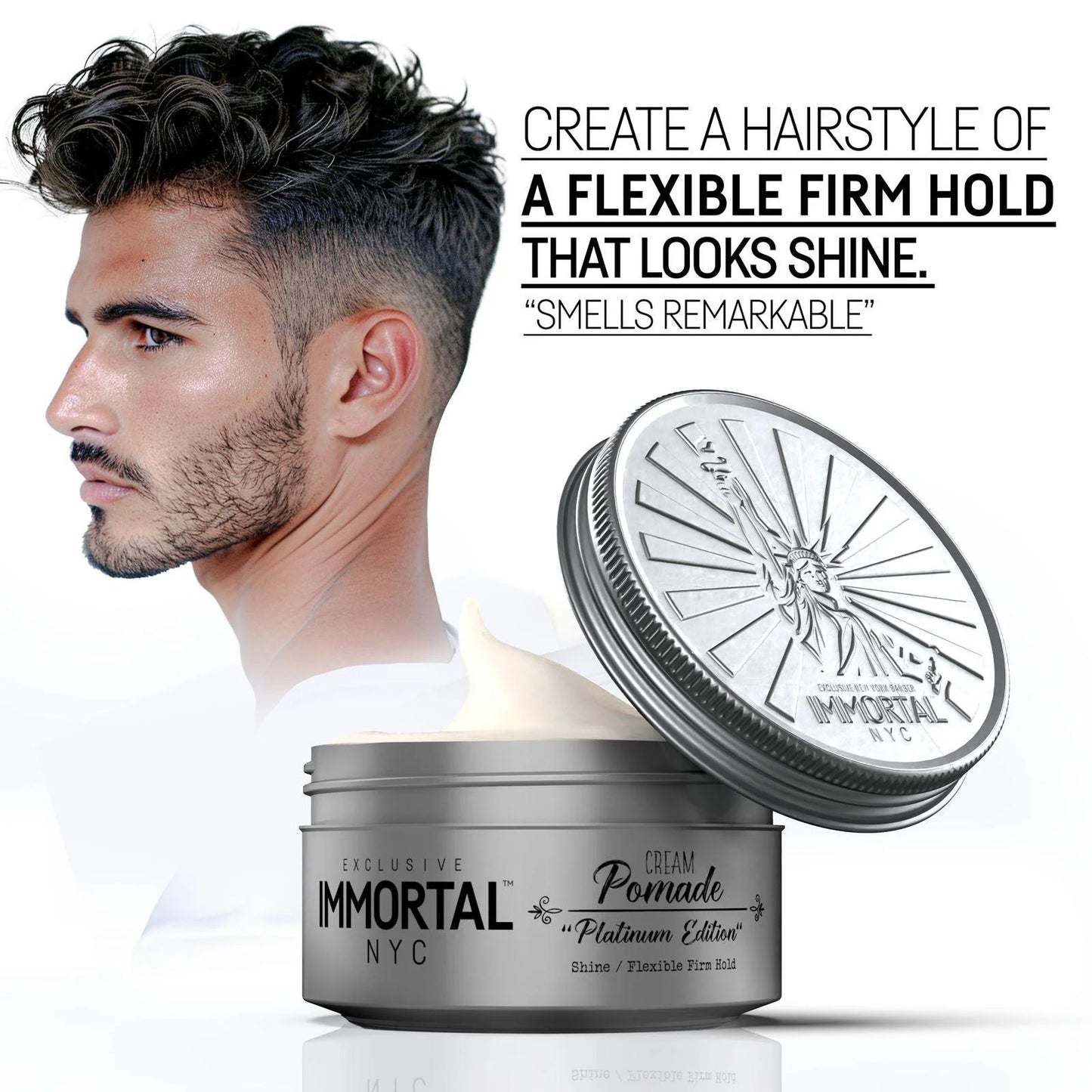 Immortal Cream Pomade "Platinum Edition" 5.07 oz