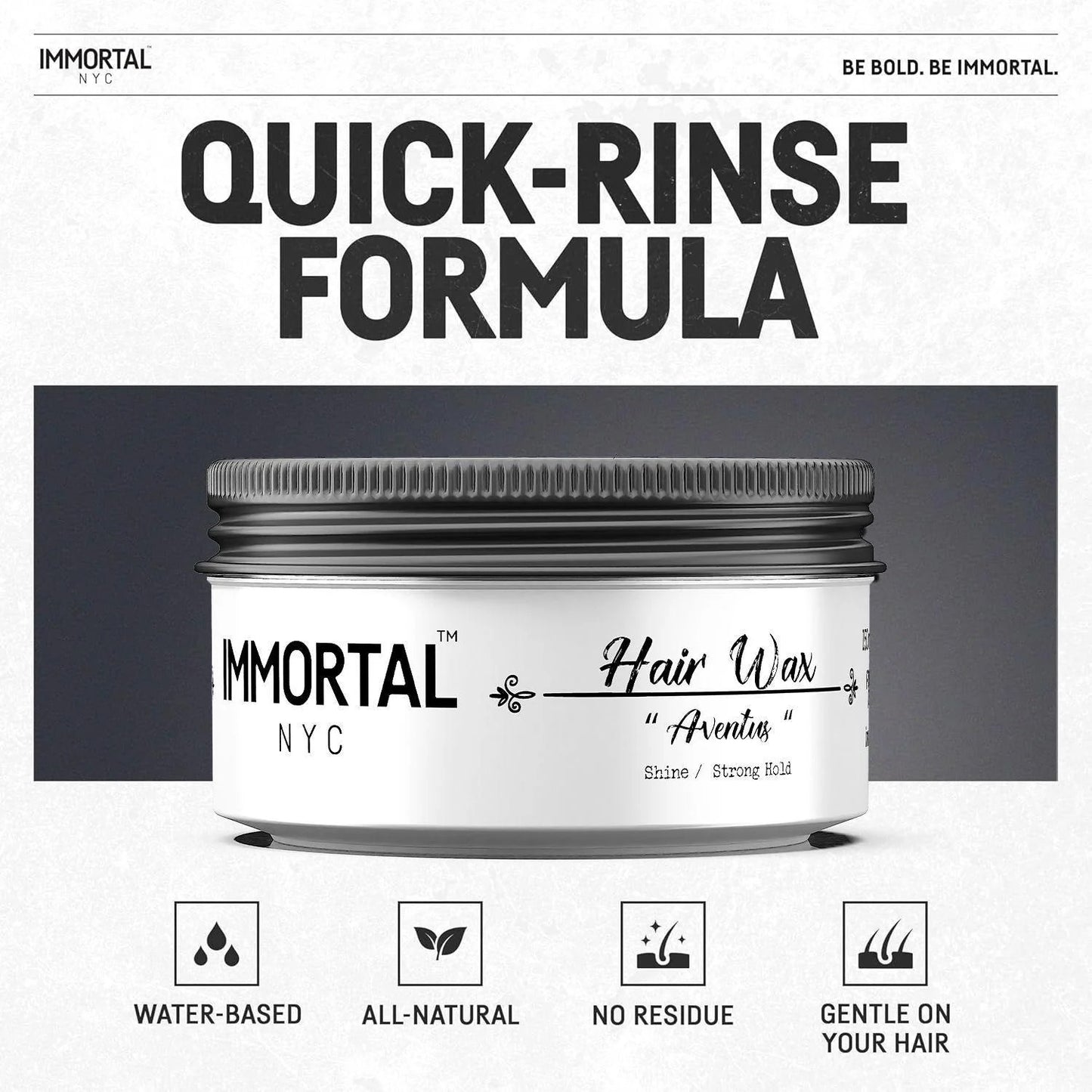 Immortal Hair Wax "Aventus" 5.07 oz