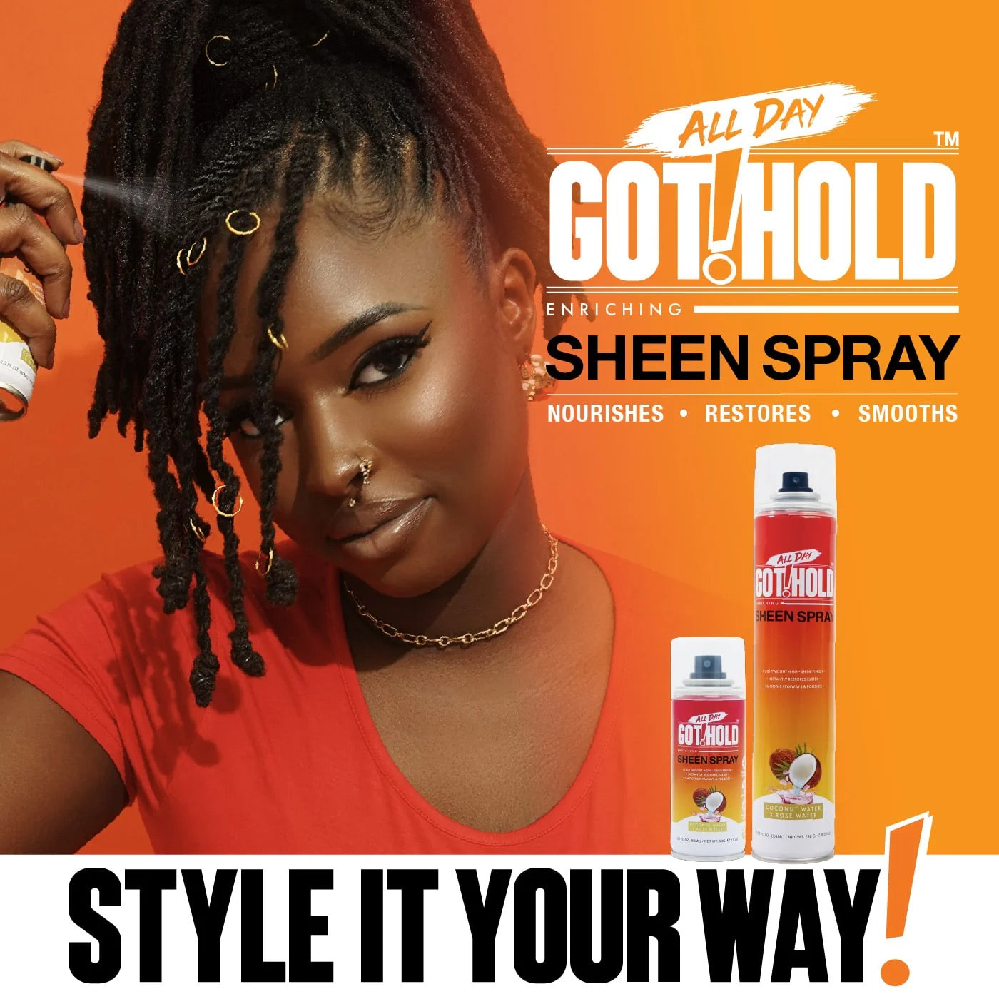 All Day Got Hold Sheen Spray 12.49 oz