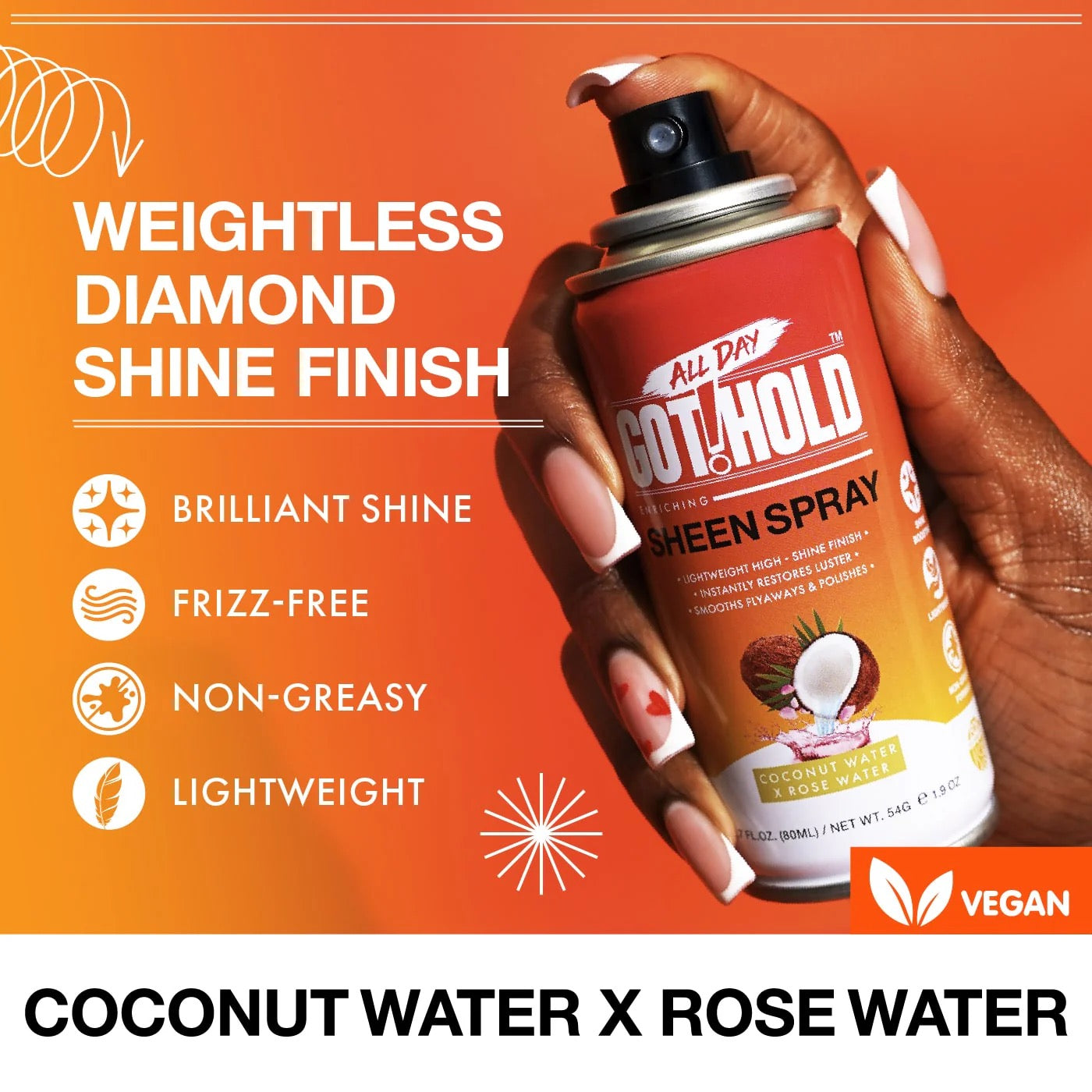 All Day Got Hold Sheen Spray 12.49 oz