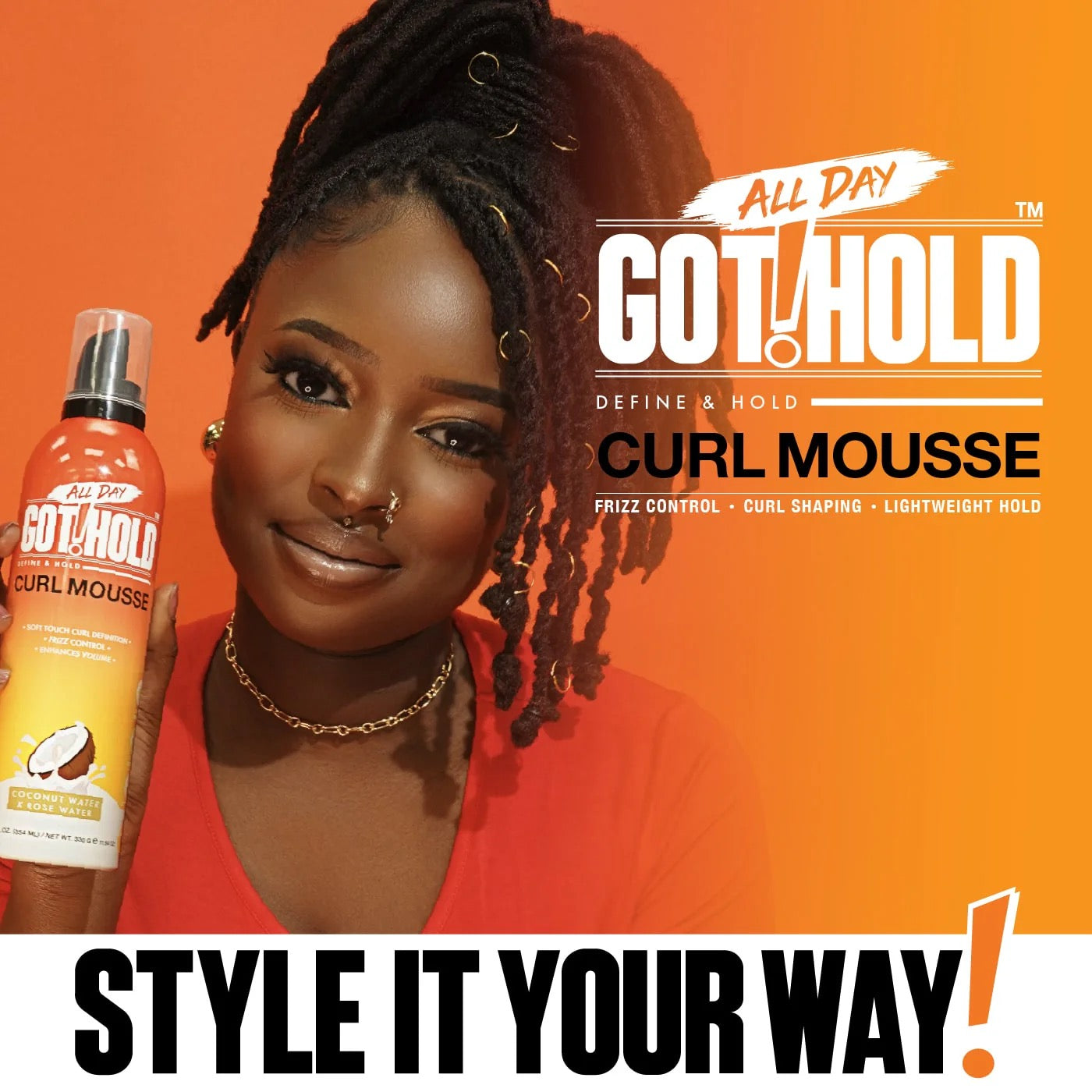 All Day Got Hold Curl Mousse 12.49 oz