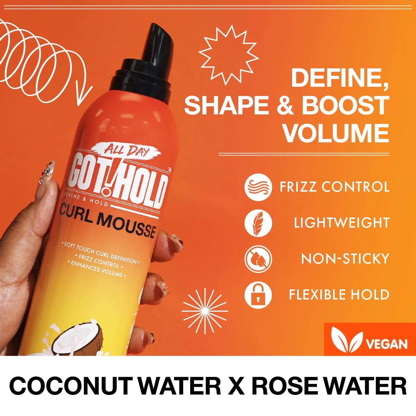 All Day Got Hold Curl Mousse 2.7 oz