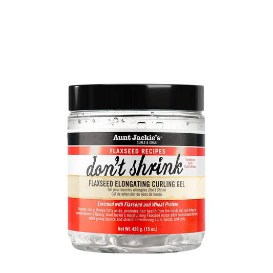 Aunt Jackie's Don't Shrink Flaxseed Elongating Curling Gel 15 oz