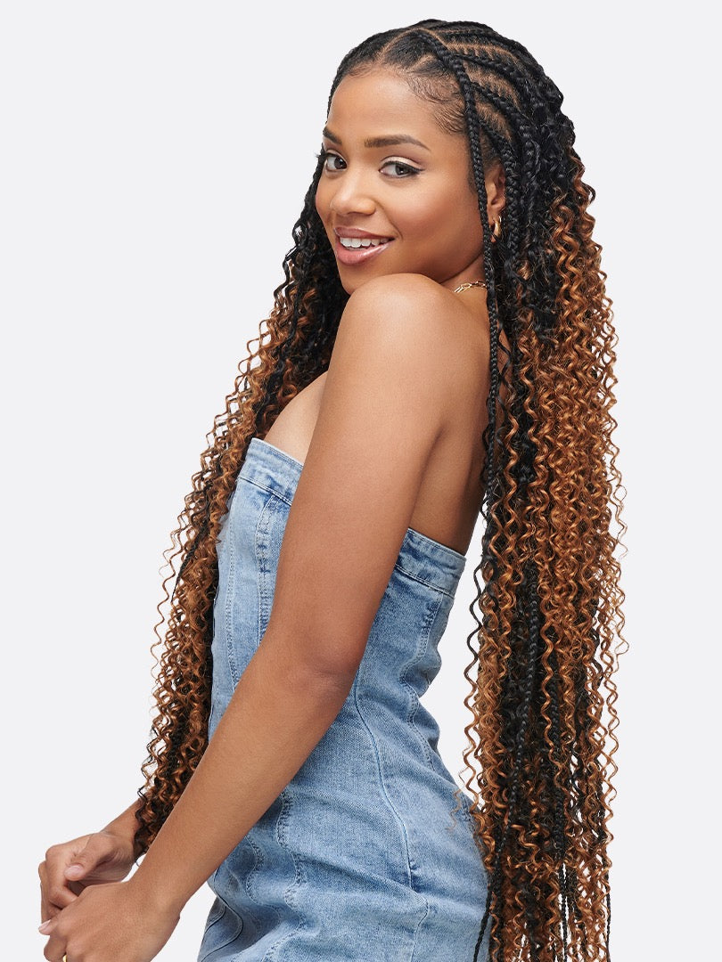 Vivace Trenity Invisible Feather Crochet Water Curl 18"