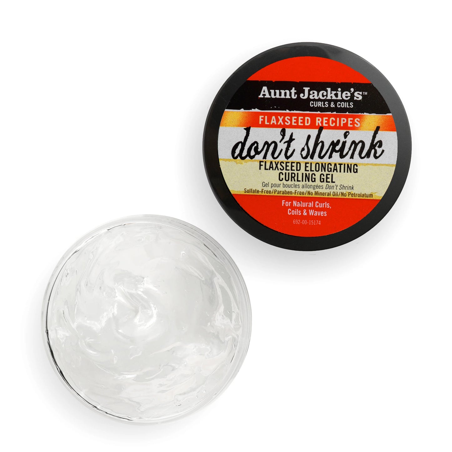 Aunt Jackie's Don't Shrink Flaxseed Elongating Curling Gel 15 oz