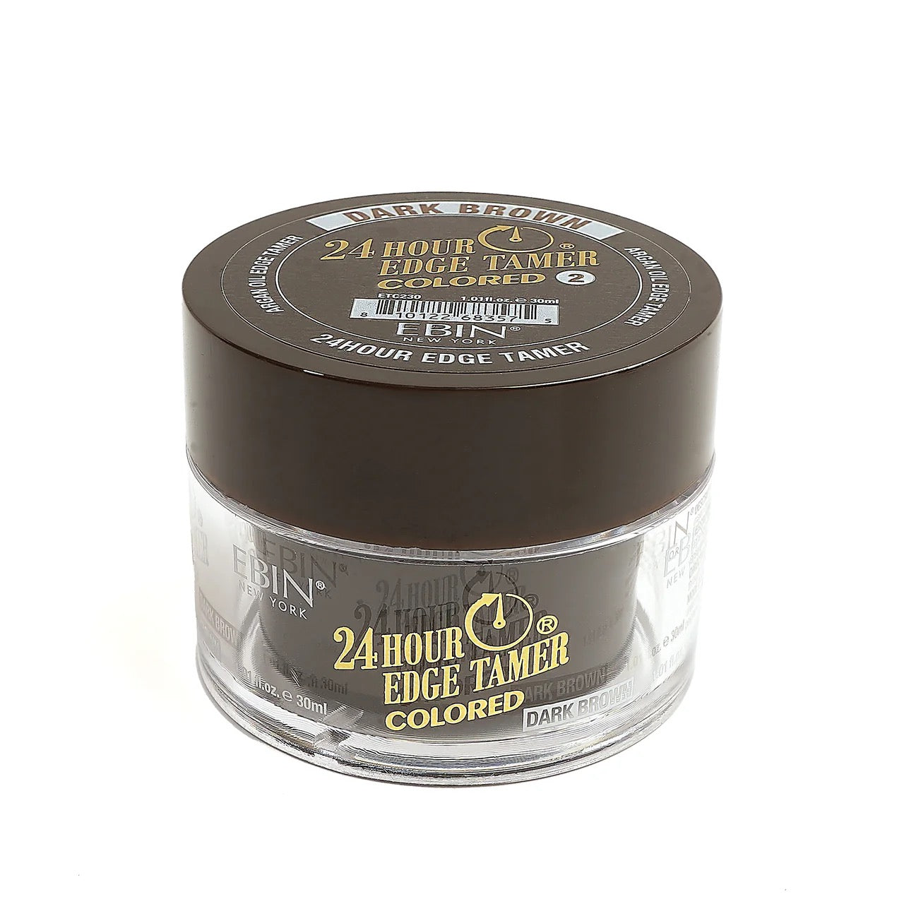 EBIN 24 Hour Colored Edge Tamer 1 oz - Dark Brown
