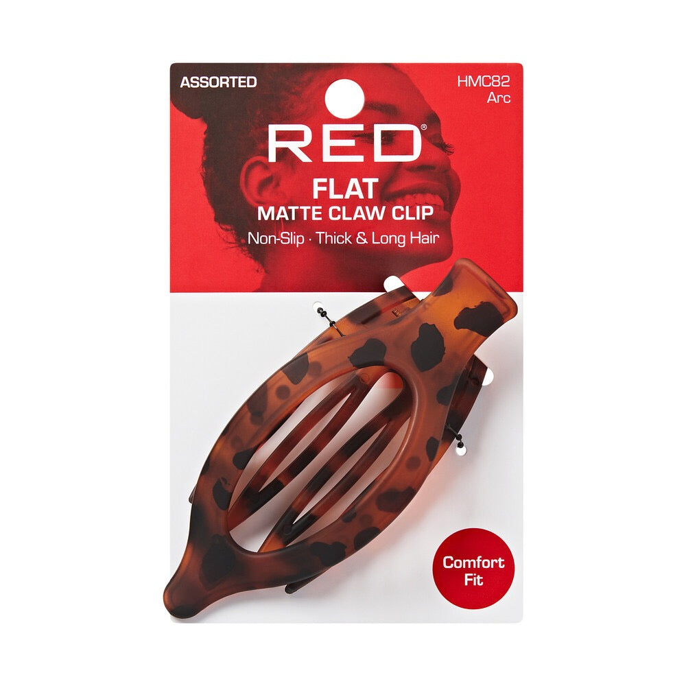 RED Flat Claw Clip Arc - Assorted