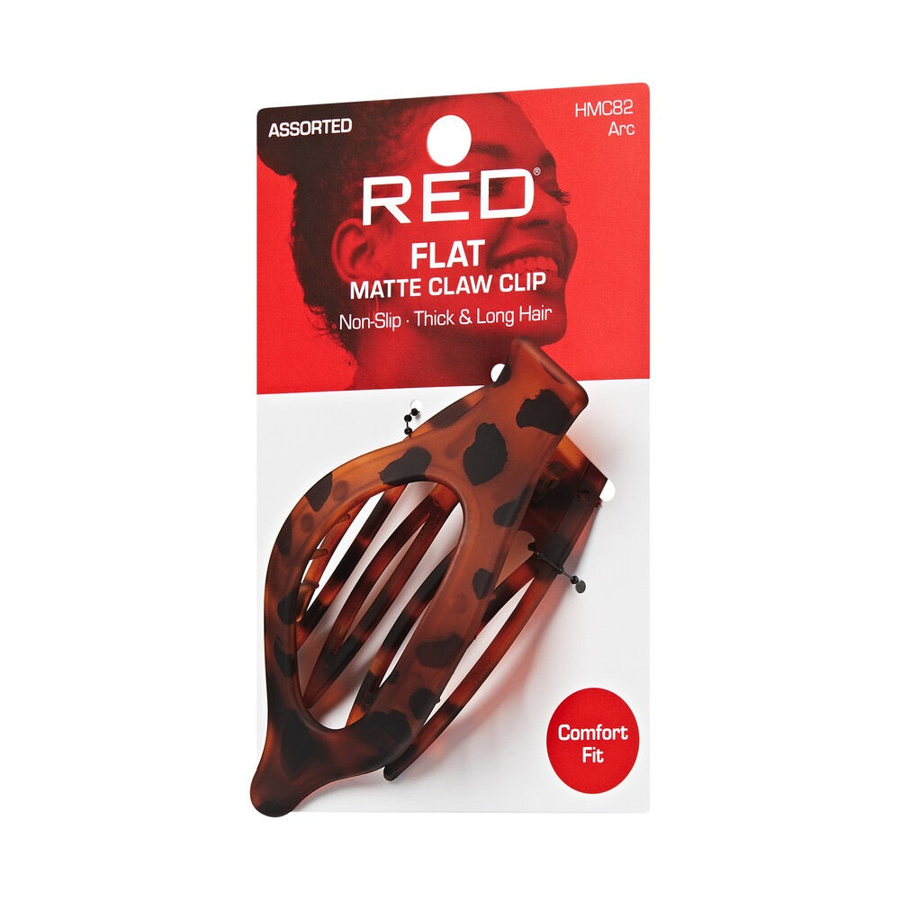 RED Flat Claw Clip Arc - Assorted