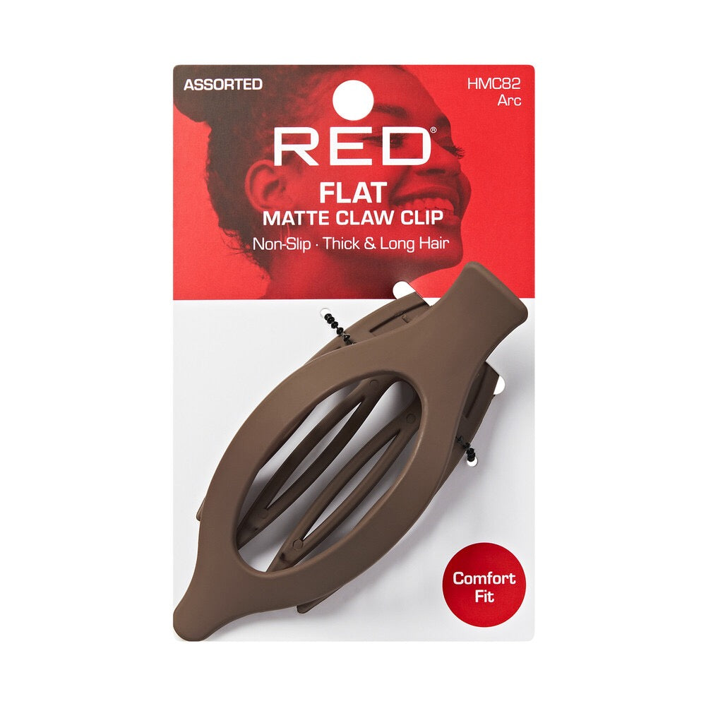 RED Flat Claw Clip Arc - Assorted
