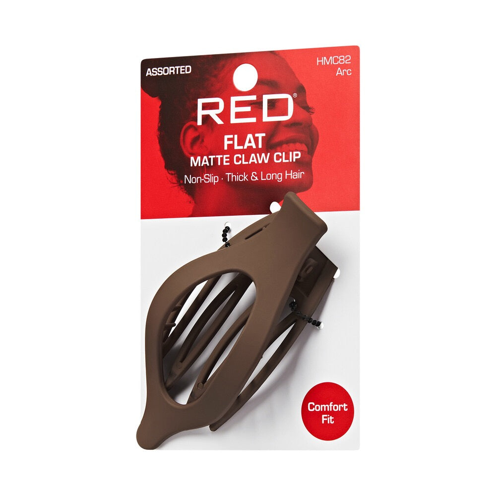 RED Flat Claw Clip Arc - Assorted