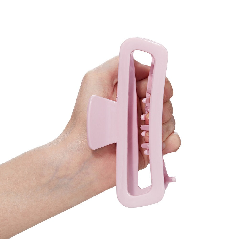 RED Softmallow Claw Clip Open Cut - Pink