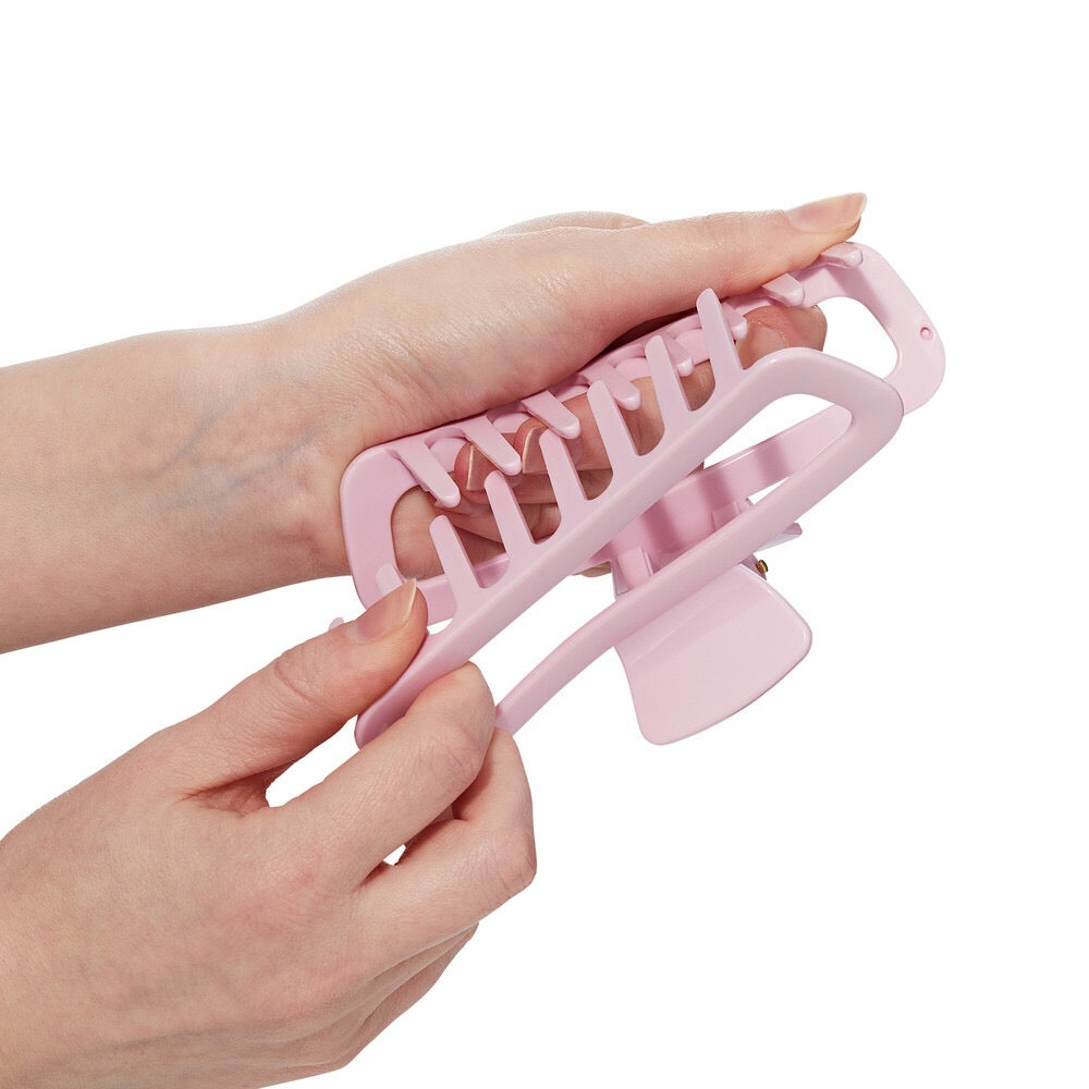 RED Softmallow Claw Clip Open Cut - Pink