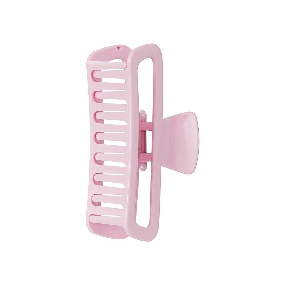 RED Softmallow Claw Clip Open Cut - Pink