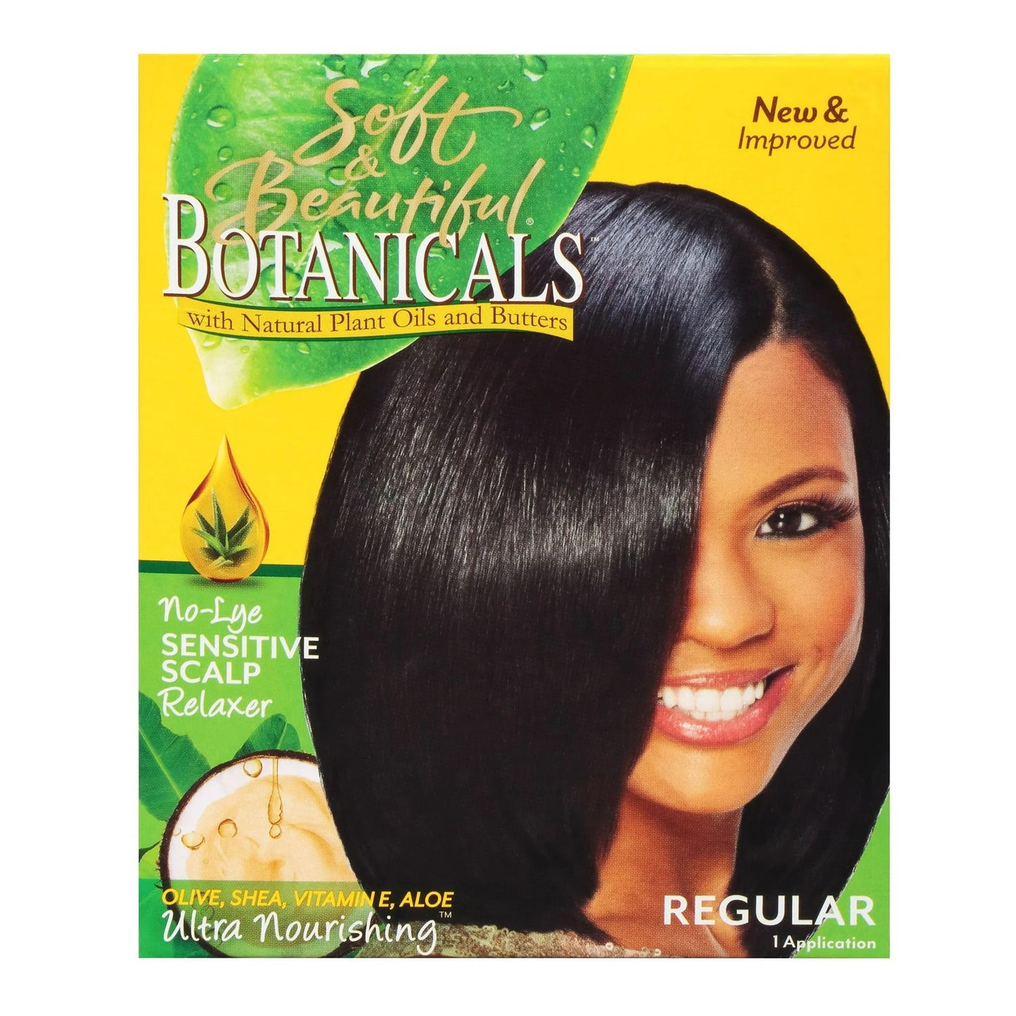 Soft & Beautiful Botanicals No-Lye Sensitive Scalp Relaxer Regular