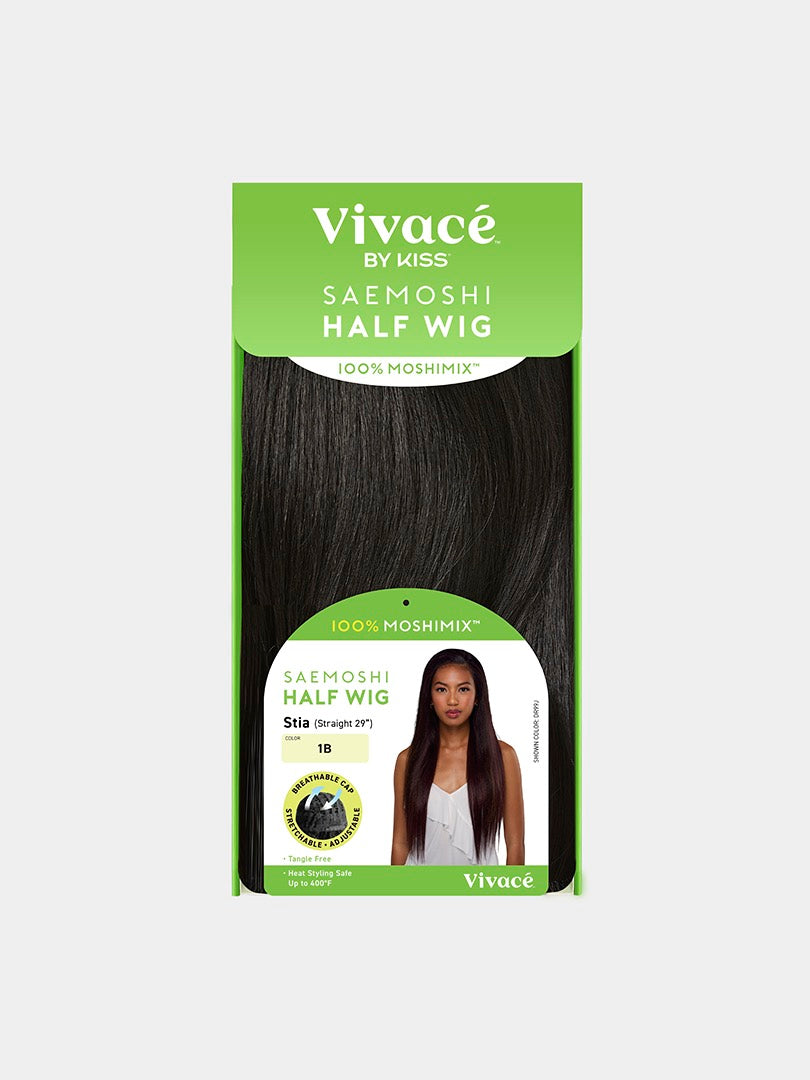 Saemoshi Half Wig Straight 29" Stia