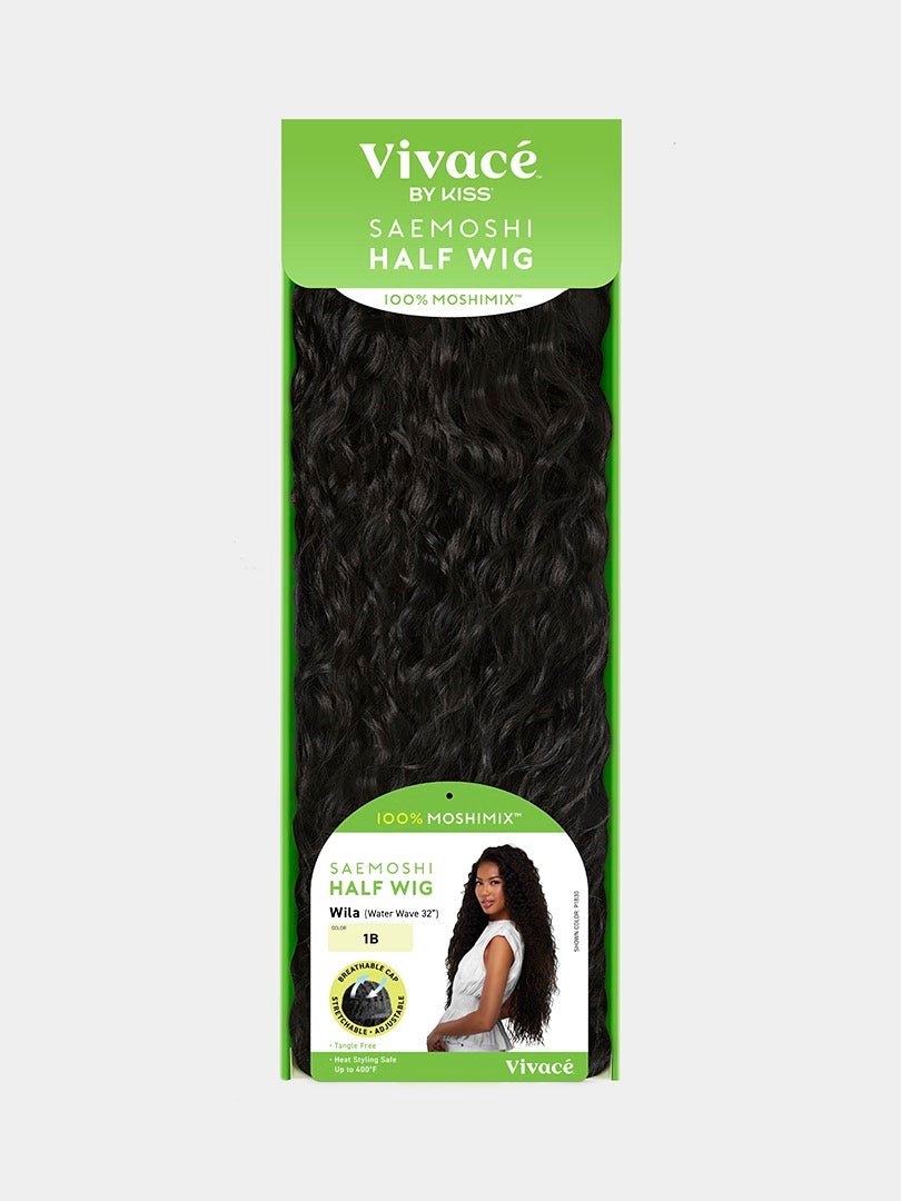 Saemoshi Half Wig Water Wave 32" Wila