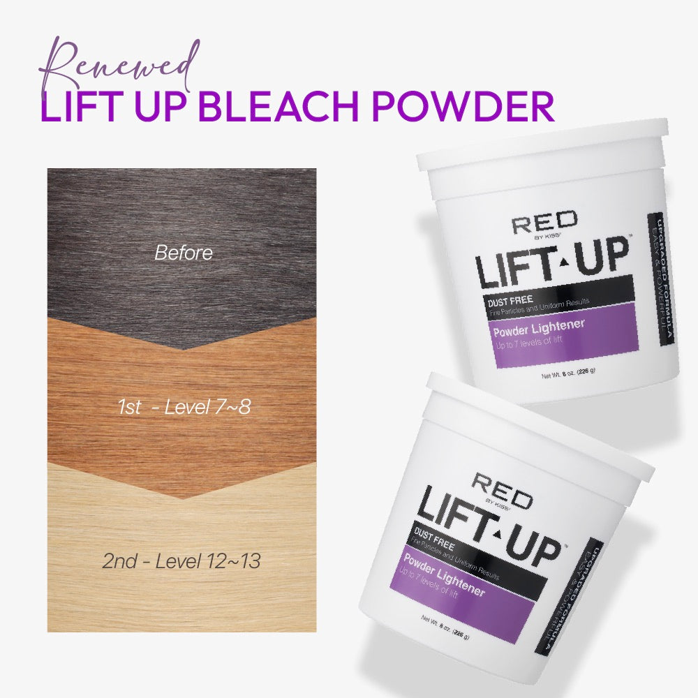 RED Lift Up Bleach Powder Lightener 8 oz NEW!