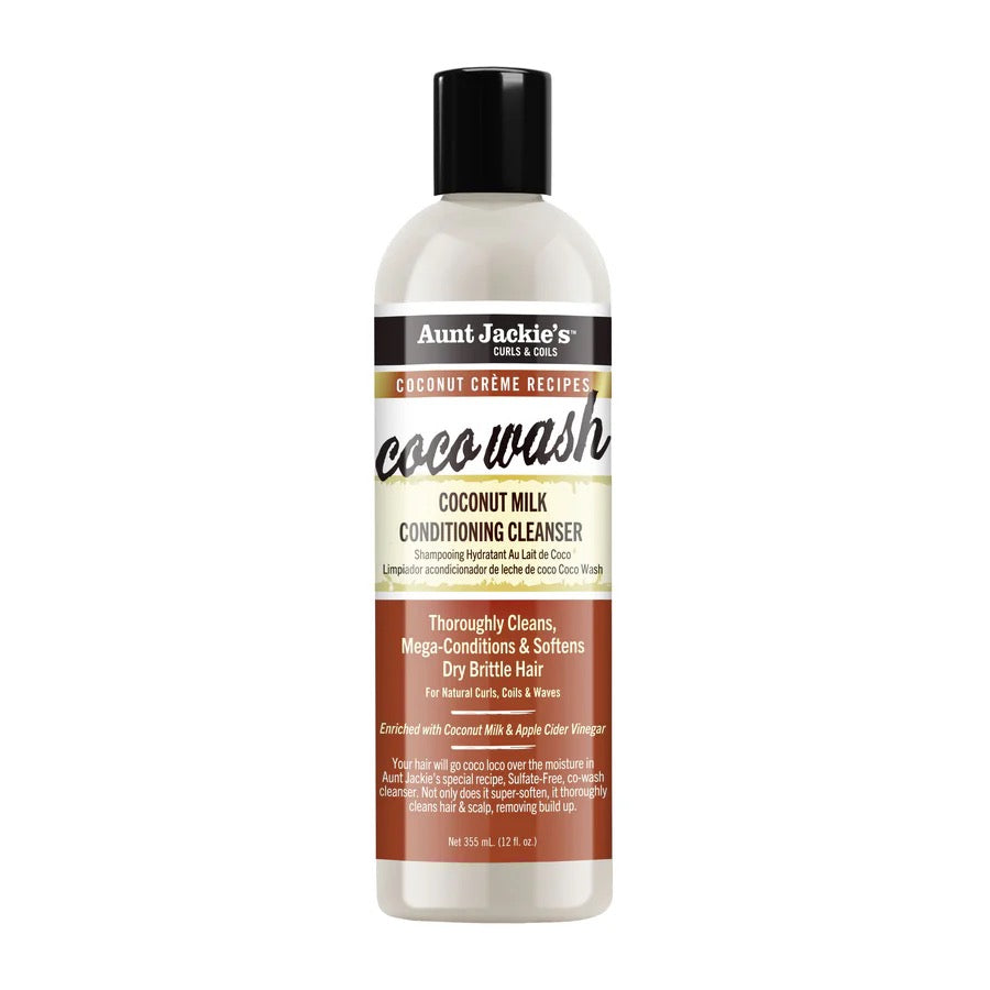 Aunt Jackie's Coco Wash Coconut Milk Conditioning Cleanser 12oz