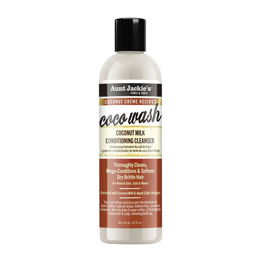 Aunt Jackie's Coco Wash Coconut Milk Conditioning Cleanser 12oz