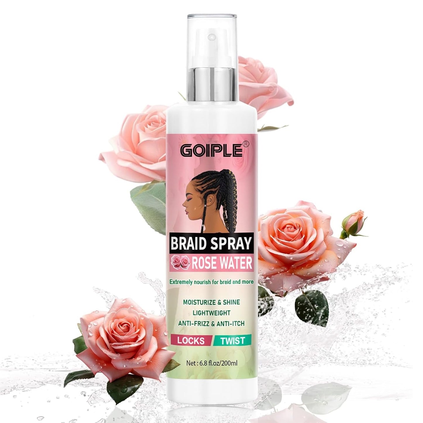 Goiple Rose Water Braid Spray 6.8oz